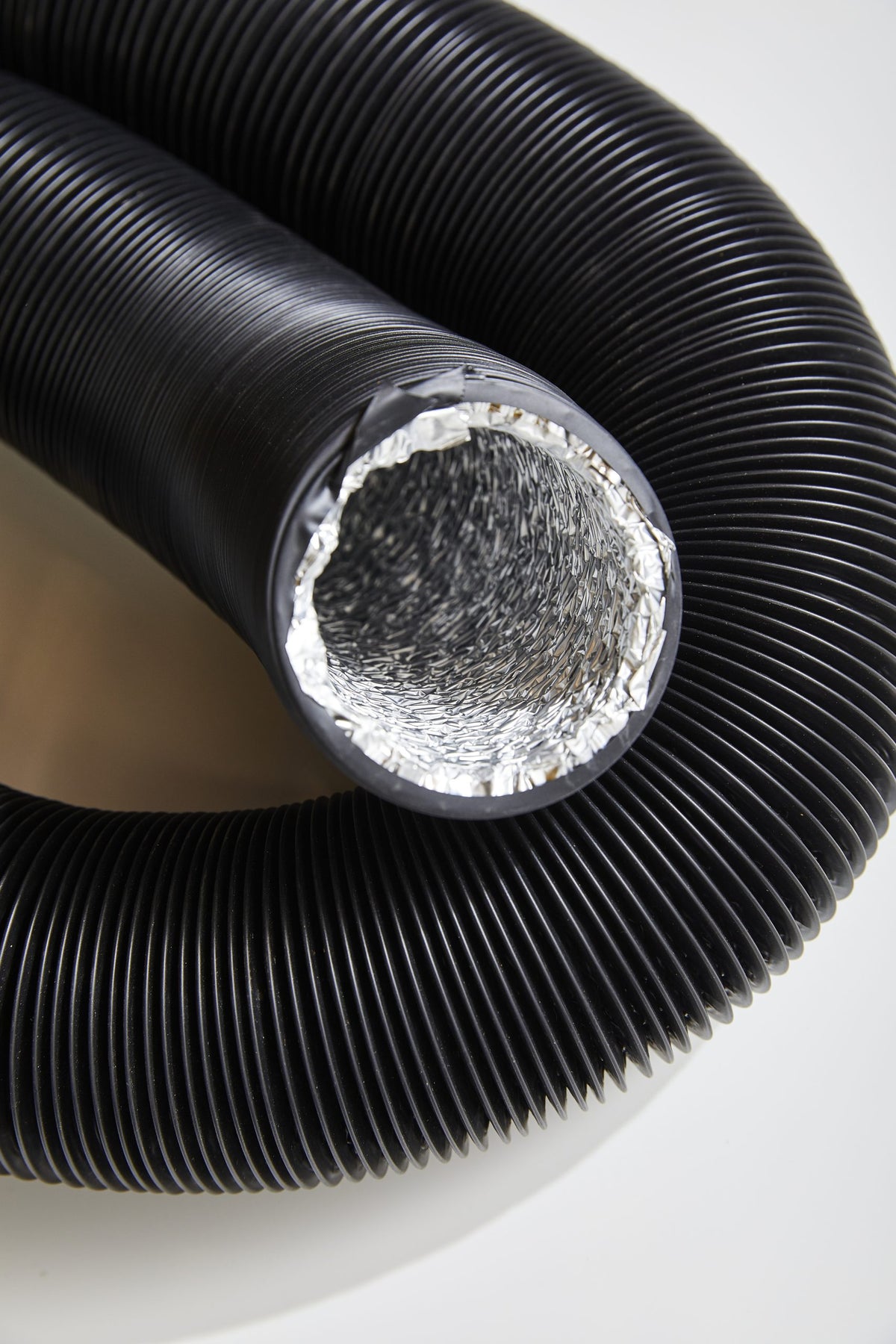 Replacement 3in x 20ft Ducting Hose - Flexible, matte black